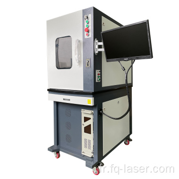 Machine laser de marquage de type armoire de type fermé de 30W